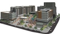 Rendering of Mixed Use Development