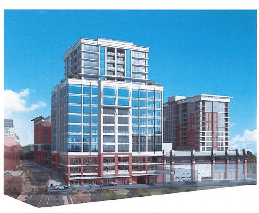 Rendering of Mixed Use Development